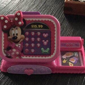 Disney Minnie Mouse Pink Play Cash Register - Kids Toy